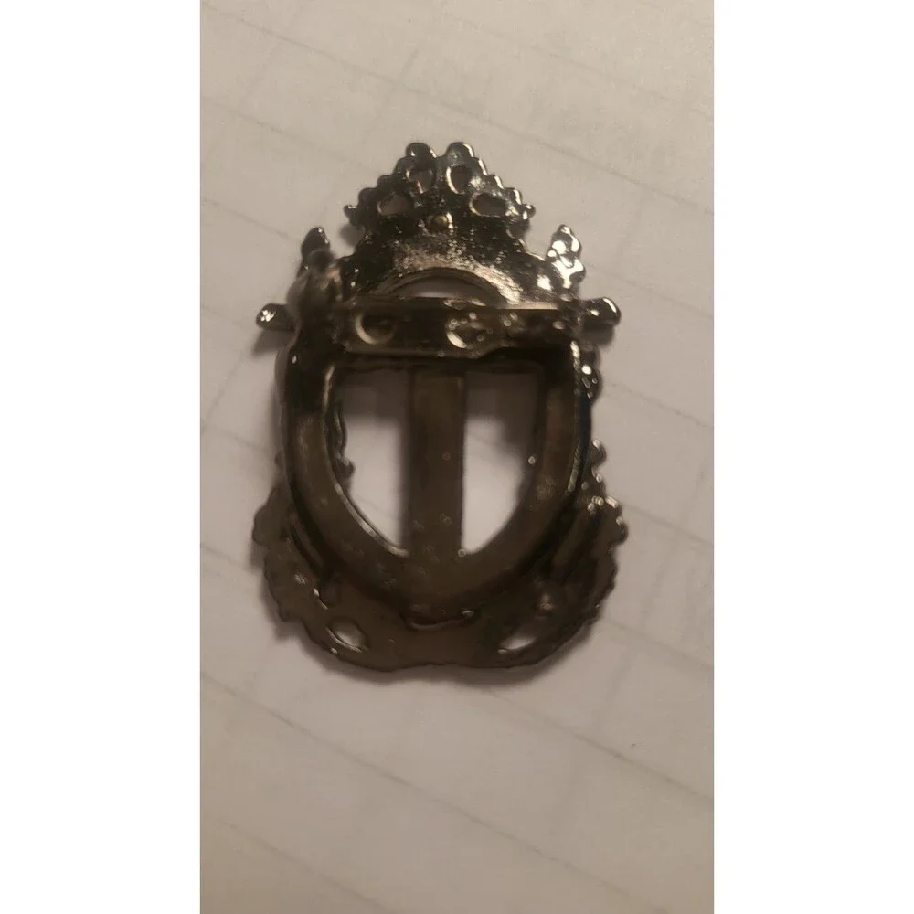 Vintage Papel Freelance Art Nouveau Miniature Picture Frame Pin EUC